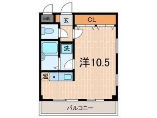 サカエマンションの物件間取画像